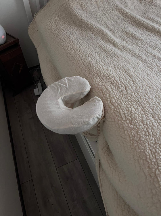 Eindelijk een massage op bed die wel ontspannen is :)